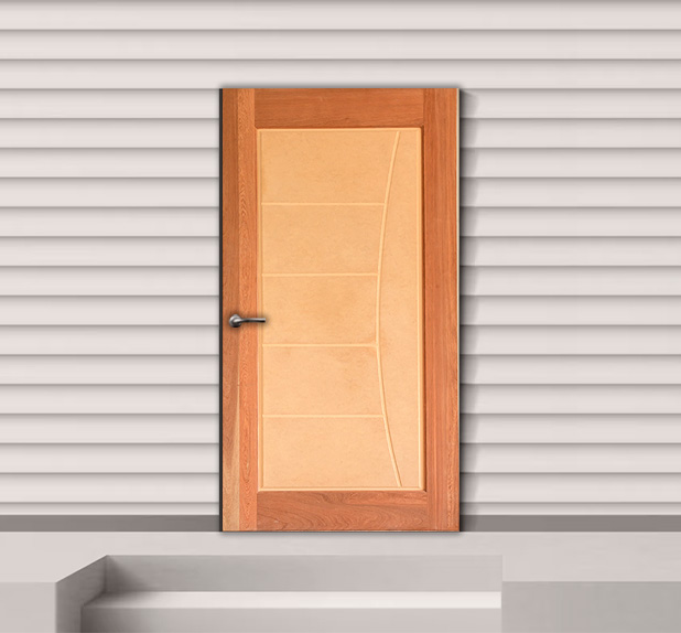 portas de madeira externas