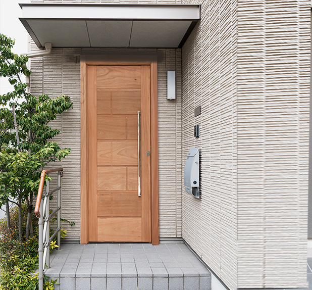 portas de madeira externas